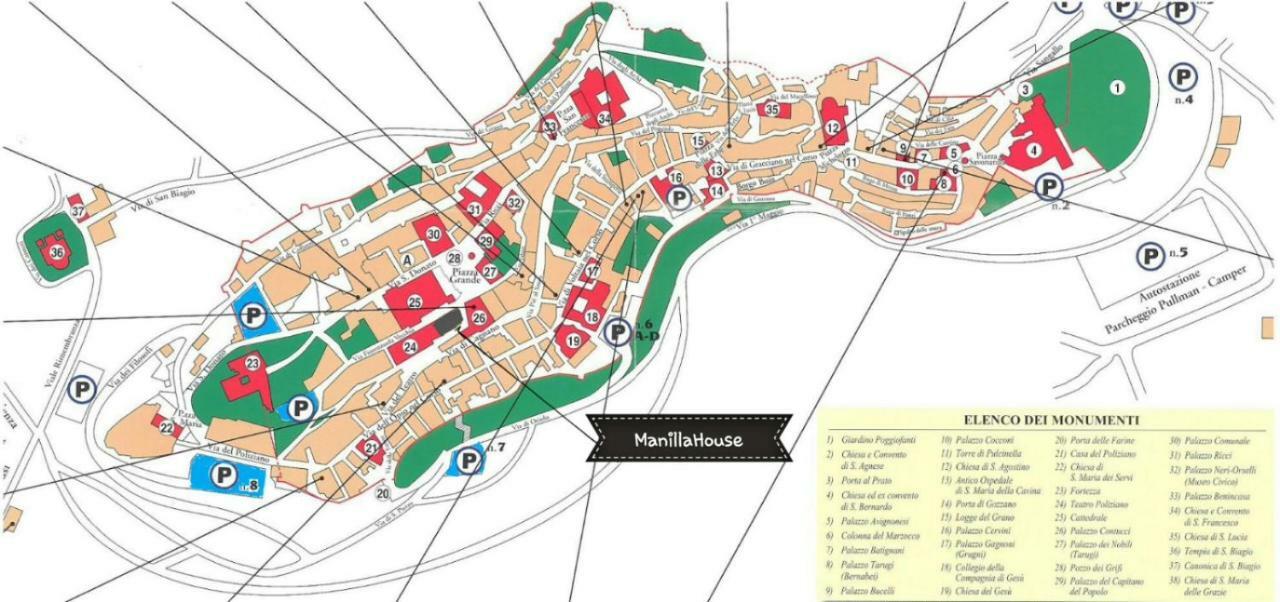 Hotel ManillaHouse Montepulciano Stazione Esterno foto